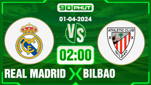 Soi kèo Real Madrid vs Athletic Bilbao, 02h00 01/04 – La Liga